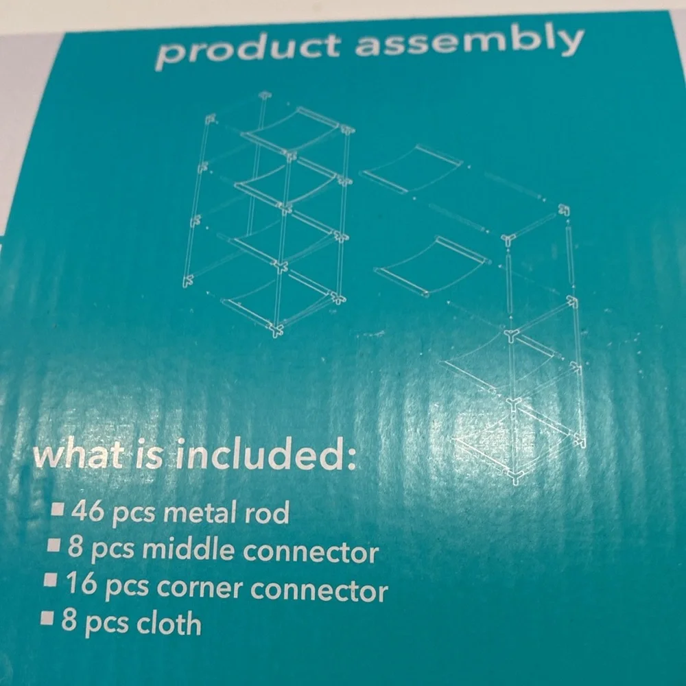 NIB 6-Cube Storage Rack - Picture 6 of 7